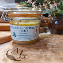 Charger l'image dans la galerie, Foie Gras de Canard Entier Truffé - 190g - La Drosera Gourmande