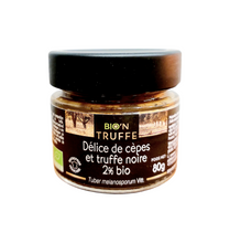 Charger l'image dans la galerie, Délice de Cèpes et Truffe Noire Bio 80g - Maison Bio'n Truffe