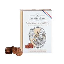 Charger l'image dans la galerie, Macarons soufflés au chocolat et éclats d'amandes 140g