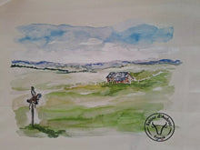 Charger l'image dans la galerie, Grand Torchon de Cuisine Illustré – Plateau de l’Aubrac