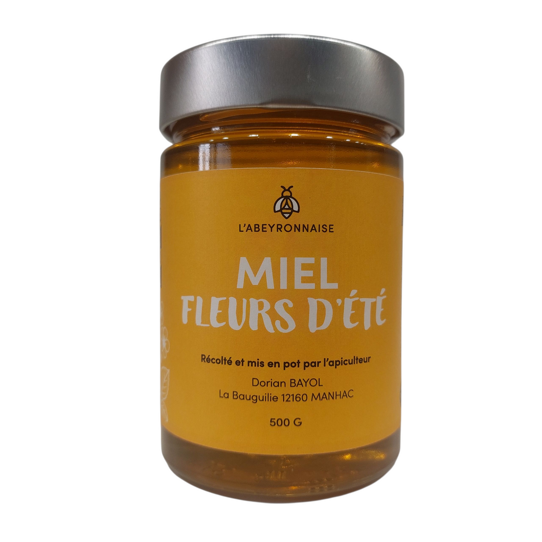Miel d’Été de L’Abeyronnaise – 500g