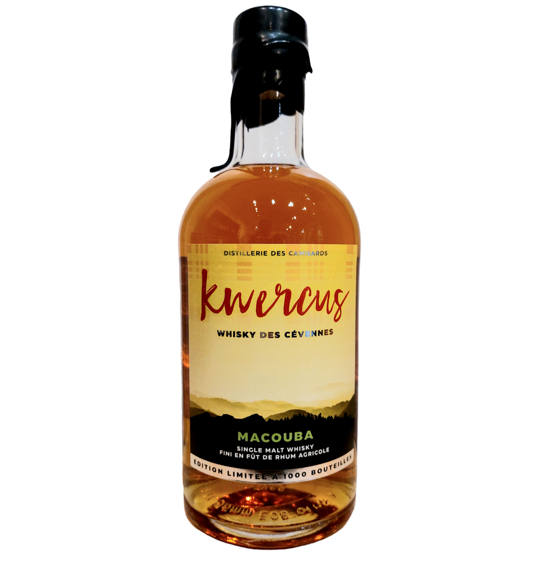 Whisky single malt Kwercus  Macouba 70 cl