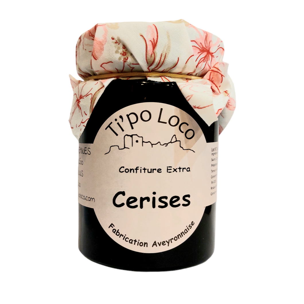 Confiture artisanales de cerises 370g