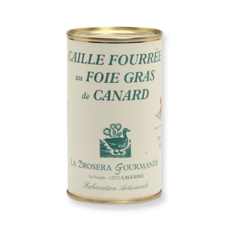 Caille fourrée au foie gras 40% 190g