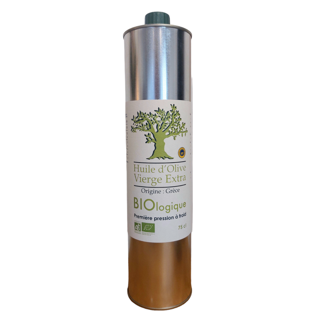 Huile d'olive bio extra vierge 75 cl