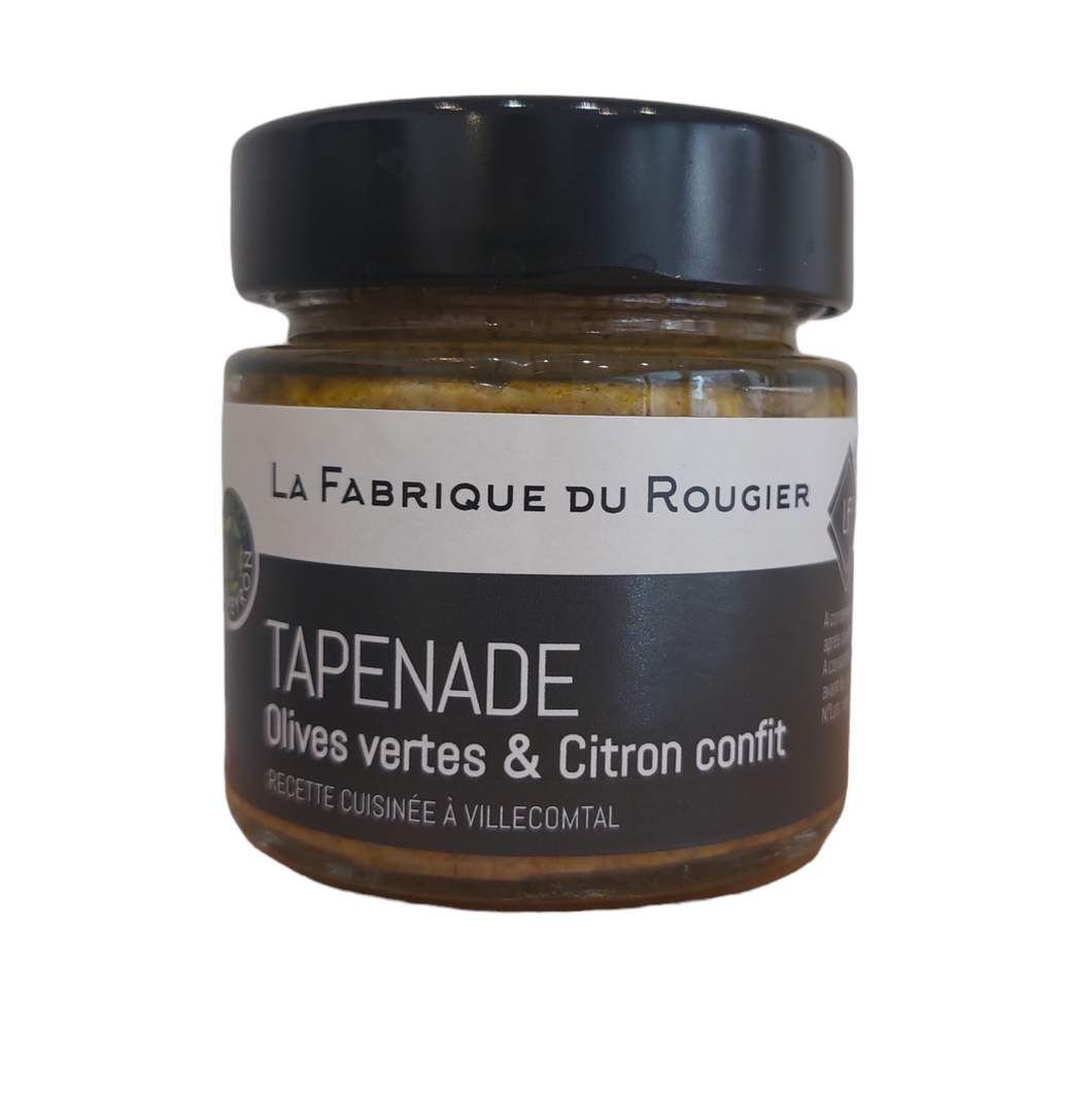 Tapenade aux olives vertes et citron confit 110g